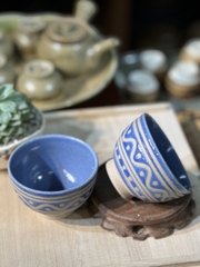Set cốc mộc lam
