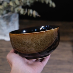 Tô đen chấm nâu cafe S