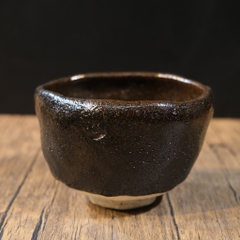 Chawan - Bát đánh matcha Raku (triện đáy)