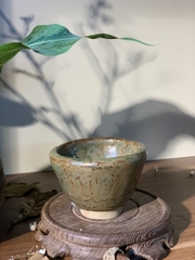 Chén hình thoi xanh rêu