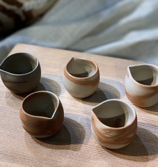 Chén trà bizen miệng rót