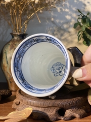 cốc lam họa tiết hoa mẫu đơn