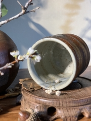 Cốc mộc lòng tráng men tiêu