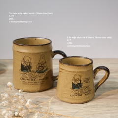 Cốc mộc nâu cafe Country Mates (size nhỏ)