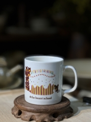 Cốc bé gấu tới trường