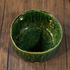 Chawan - Bát đánh matcha Oribe cốt dày