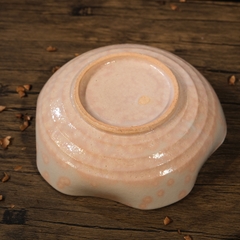 Đĩa mộc Hagi sâu lòng (triện kí đáy)