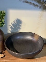 Đĩa sâu lòng chấm nâu đế trắng