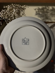 Bản sao của Đĩa sâu lòng hai viền nâu nhỏ to Charooal river