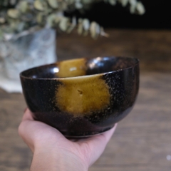 Bát soup Miso Nhật Bản mộc mạc nâu đất - Bát tô nhỡ - Bát canh cá nhân