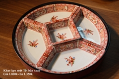 Khay kẹo mứt tết bàn xoay