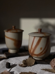 Ly trà Bizen Hidasuki có nắp