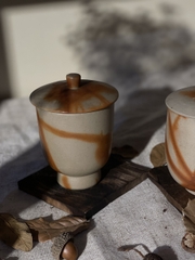Ly trà Bizen Hidasuki có nắp