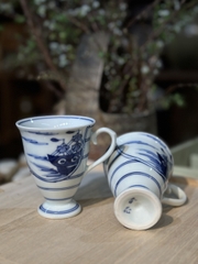 Set cốc men lam Thuận buồm xuôi gió ( 4c )