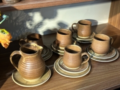 Set cốc mộc có bình rót