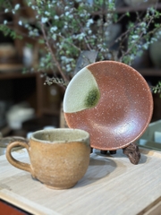 Set cốc mộc lòng tráng men