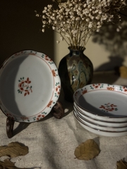 Set đĩa trang men Nhật Bản Tashibana hoạ tiết Tam Thái