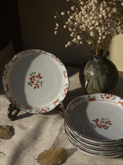 Set đĩa trang men Nhật Bản Tashibana hoạ tiết Tam Thái