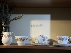 Set Trà chiều sứ xương cao cấp Anh Quốc Wedgwood- BST Ivy House - Hàng Sưu Tầm
