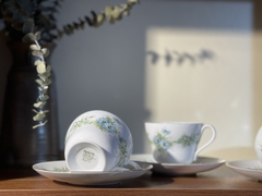 Set trà duo sứ xương cao cấp Shelley England