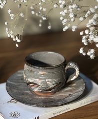Set trà Kyoyaki vệt lòng nhành lá vàng