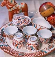 Bộ trà tam thái Houhin độc lạ sưu tầm