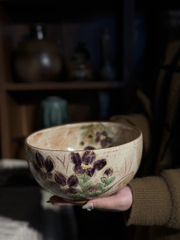 Tô Kyo Kiyomizu yaki size đại vẽ hoa chuông - hàng sưu tầm