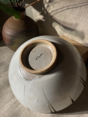 Tô nhỡ mộc tráng men chảy trắng