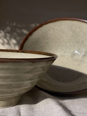 Tô mì Nhật vintage men tiêu vân xoắn