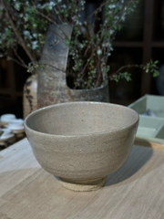 Chawan - Bát đánh matcha mộc tráng men vẽ triện