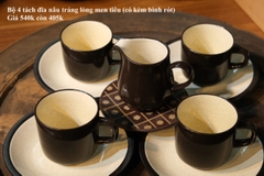 Bộ tách đĩa nâu men tiêu