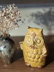 Tượng cú lọ hoa decor