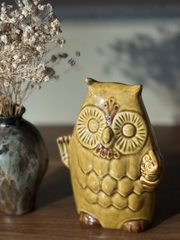 Tượng cú lọ hoa decor