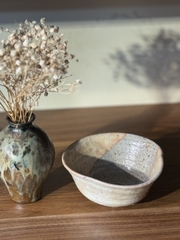 Bát mộc vêt men xám