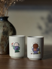 Set cốc trà ông bà Nhật Bản