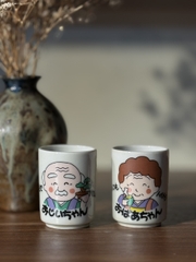 Set cốc trà ông bà Nhật Bản