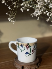 Cốc hoạ tiết cáo và chùm nho