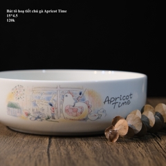 Bát tô hoa tiết chú gà Apricot Time
