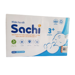 Khăn lau hạ sốt SACHI 3month+