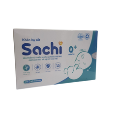 Khăn lau hạ sốt Sachi 0+