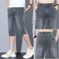 OE690: Quần short denim nam cao cấp dáng phong cách Hàn Quốc