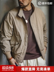 OH084: Áo khoác cổ đứng Harrington G9 kiểu retro Mỹ mùa đông