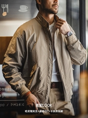 OH084: Áo khoác cổ đứng Harrington G9 kiểu retro Mỹ mùa đông