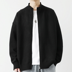 Mã A579: Áo khoác cardigan nam cổ đứng