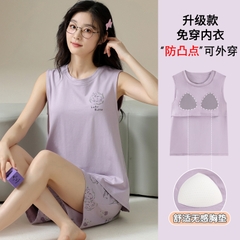 OE531: Bộ đồ ngủ Kazhilian mùa hè cho nữ SPNN