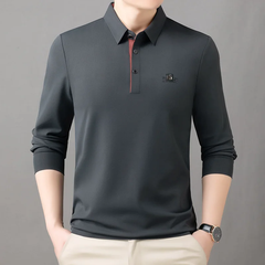 OH181: Áo thun dài tay nam cao cấp, dáng rộng, áo polo