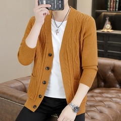 Mã B088: Áo len cardigan cổ chữ V phong cách Hàn Quốc