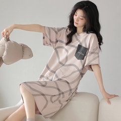 OE536: Váy ngủ Kazhilian bằng cotton nguyên chất