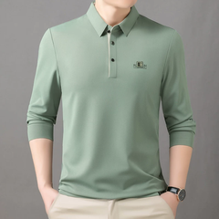 OH181: Áo thun dài tay nam cao cấp, dáng rộng, áo polo