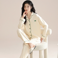 OE519: Bộ đồ ngủ nữ SPNN cotton màu trơn mùa hè cao cấp mặc ở nhà